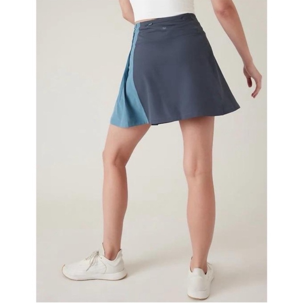 Athleta Fairway Pleated Skort Granite Blue Small - Picture 3 of 16